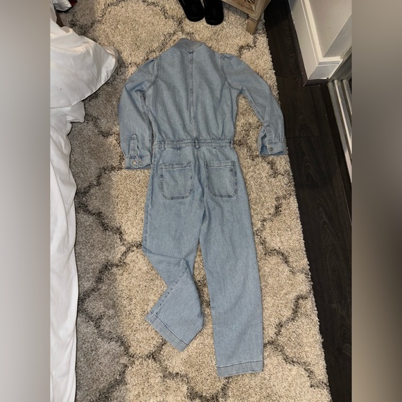 Denim Jumpsuit in Vintage Wash - Picture 9 of 9